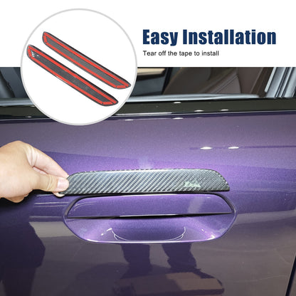 Real Carbon Fiber Exterior Door Handle Trim For BMW 2 Series Coupe G42 2022+ 21