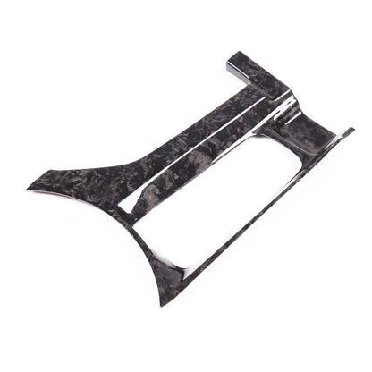Forged Real Carbon Fiber Multimedia Panel Trim Cover For Mazda MX-5 2016+ 18