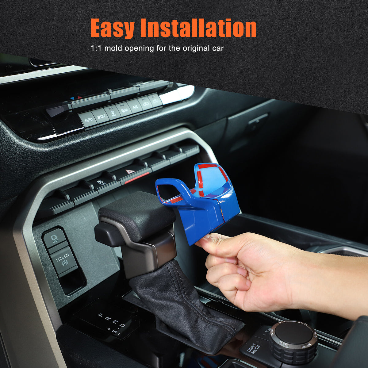 ABS Blue Car Center Panel Trim Interior Accessories For Toyota Tundra 2022-2026 - Variants 1-5 9