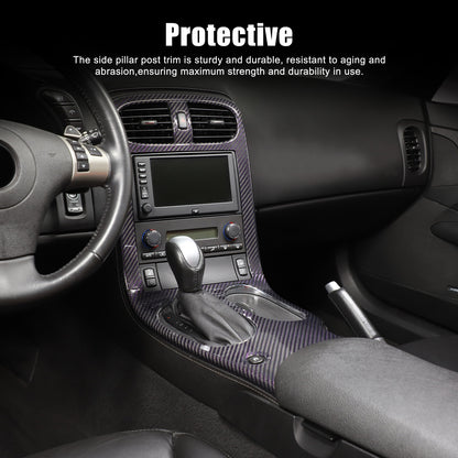Real Carbon Fiber Interior Center Console Gear Trim For Corvette C6 2005-2013 19