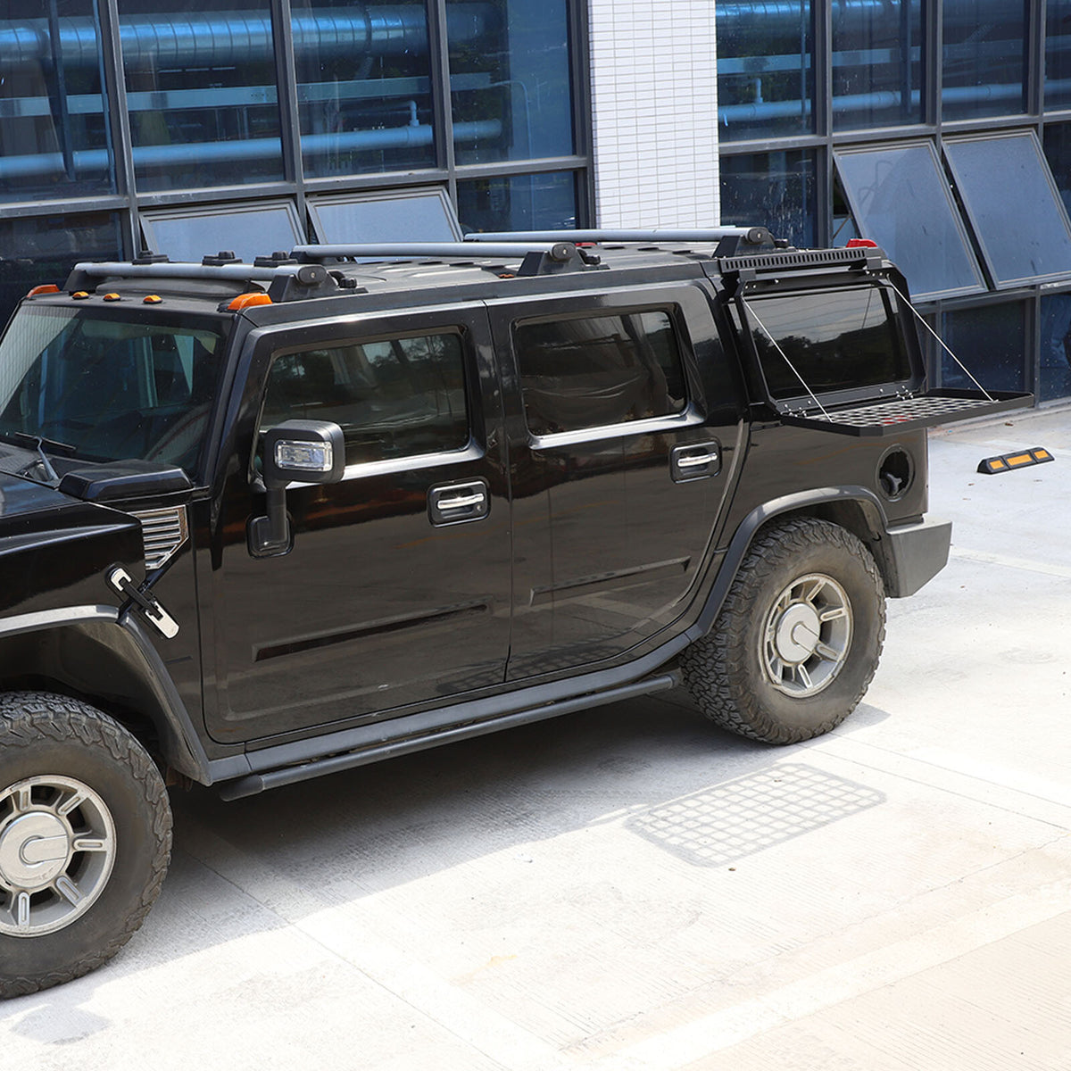 Rear Window Outer Right Side Molle Panel Foldable Table For Hummer H2 03-09 14
