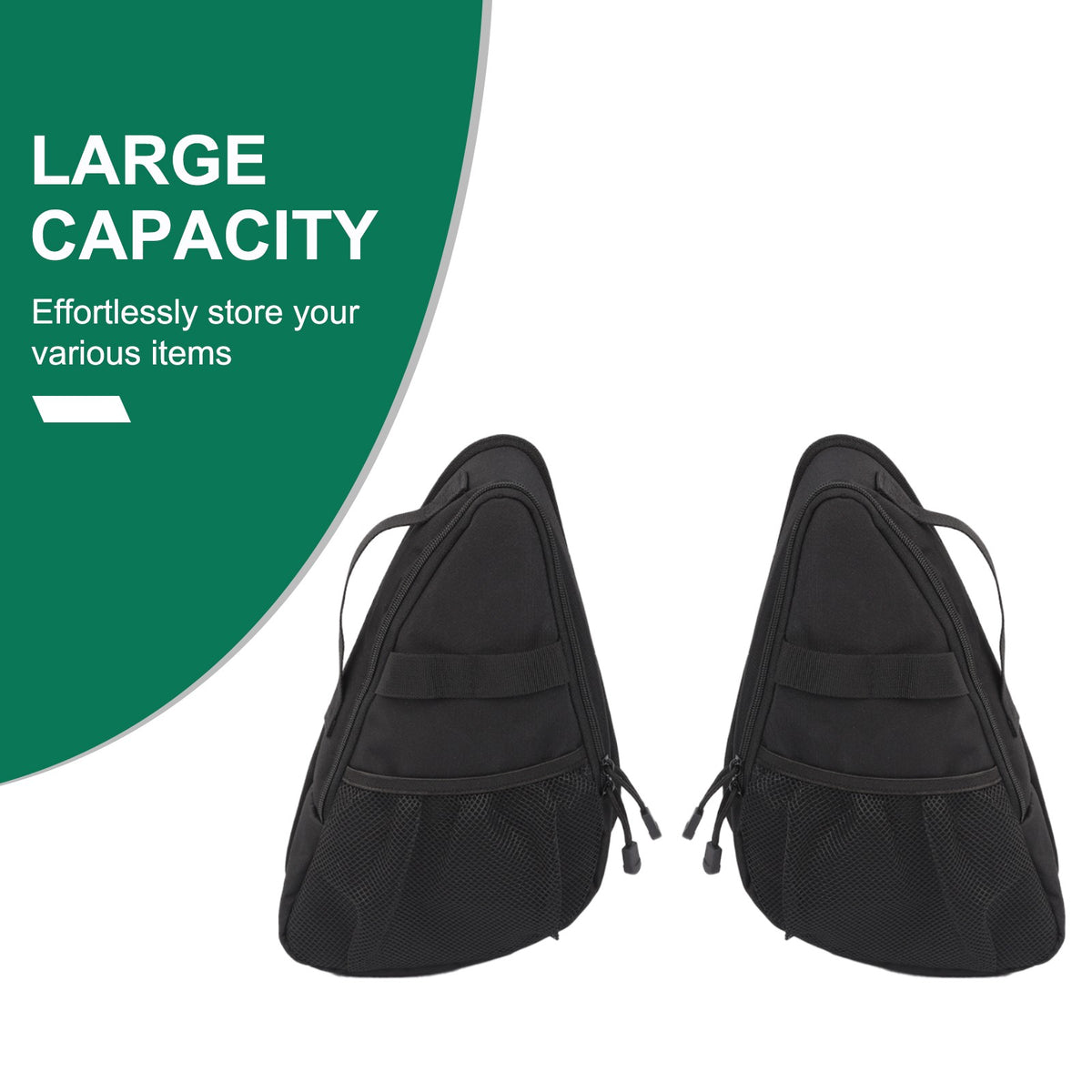 Black Rear Trunk Side Storage Window Bag Tray For Toyota RAV4 2020+ US 21