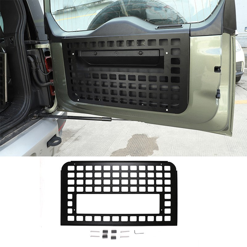 Rear Door Tailgate Table Storage Shelf Molle Panel For LR Defender L316 20+ 2