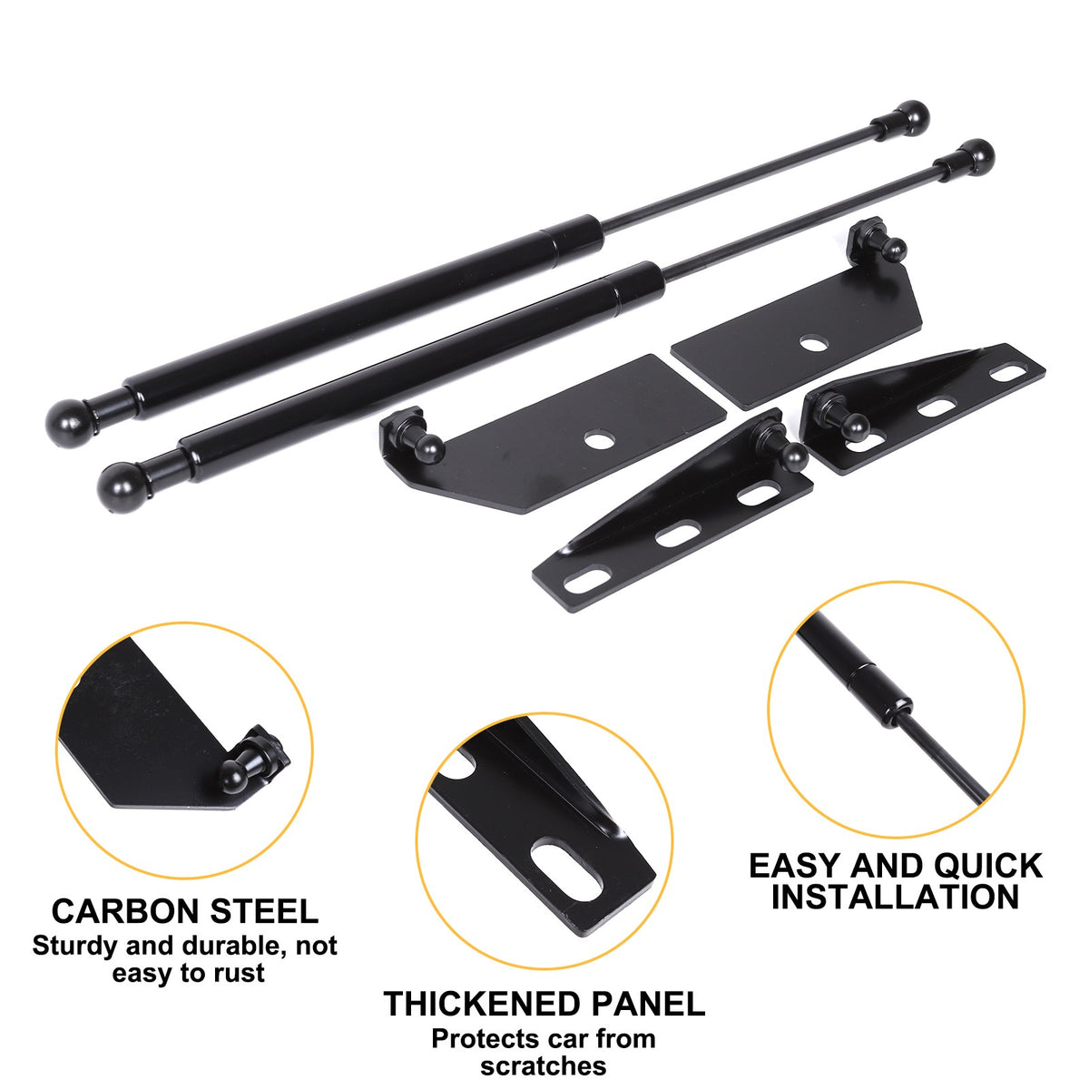 Front Hood Engine box Hydraulic Support Lift Rod For Volkswagen VW Amarok 18-22 10