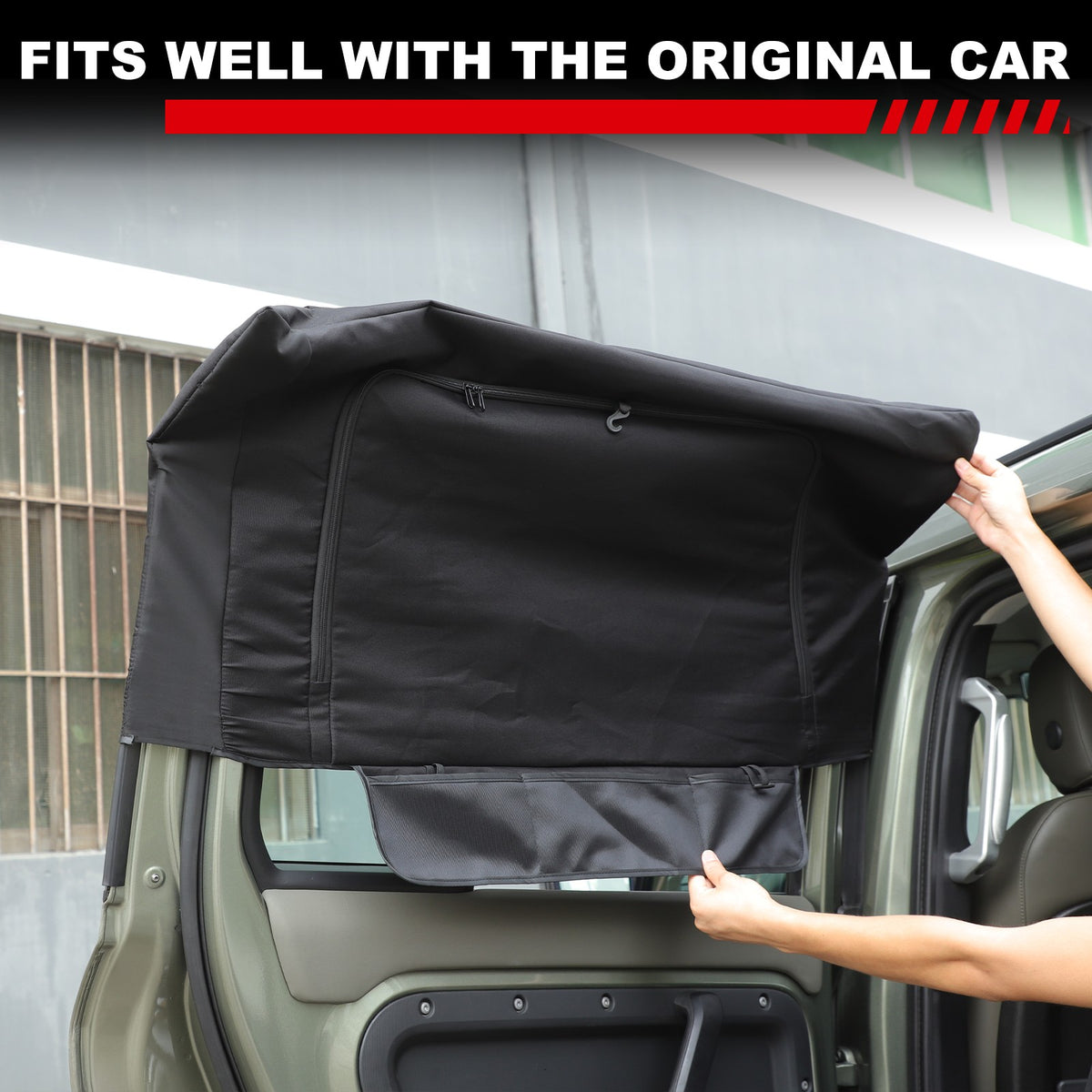 Block Shades Rear Car Door Window Cover Sun Protection LR Defender L663 2020+ US 8