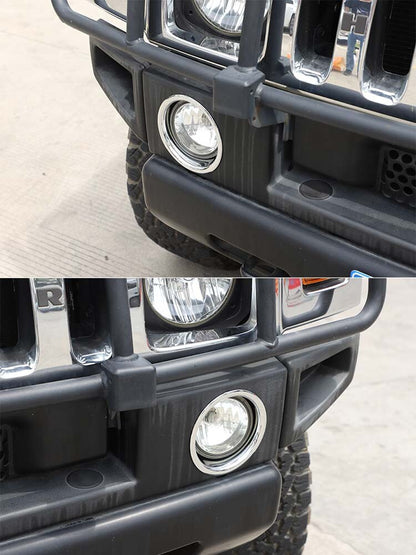 Silver Chrome Exterior Door Handle Mirror Hood Vent Trim Kit For Hummer H2 03-09 5