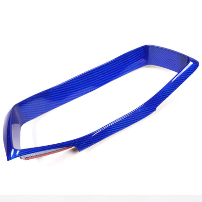 Blue Real Carbon Fiber Speedometer Instrument Trim For C8 Corvette 20-25 19