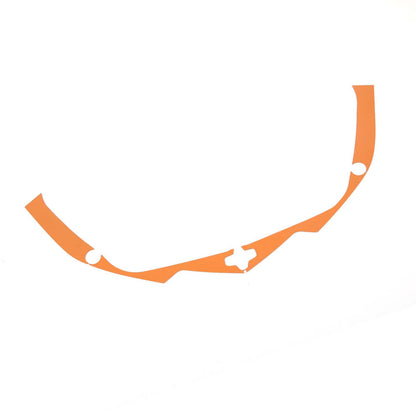 Yellow Front Trunk Bezel Gloss Stainless Plate Trim Strip For Corvette C8 20-26 10