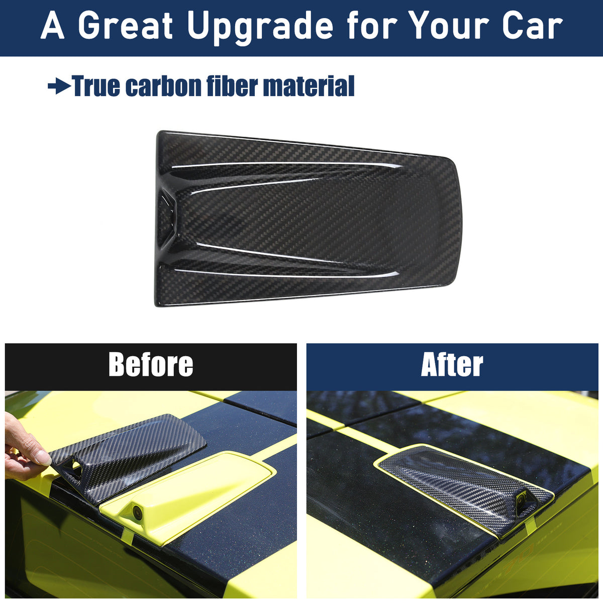 Real Carbon Fiber Full Exterior Set Decor Cover Trim Kit For Corvette C8 2020-26 65