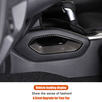 Carbon Fiber ABS Center Console Side Armrest Trim For Nissan Frontier 2022+ 14