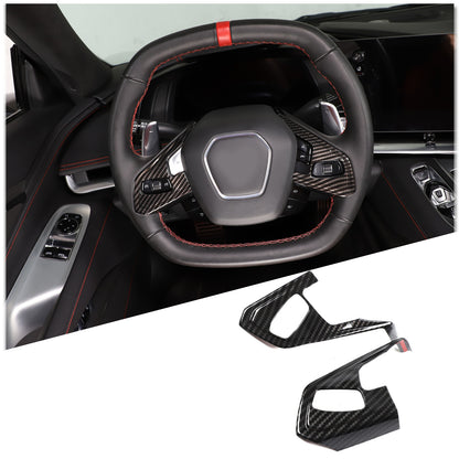 Carbon Fiber ABS Interior Full Decor Cover Trim Kit For Corvette C8 2020-2025 - Styles 1-5 31