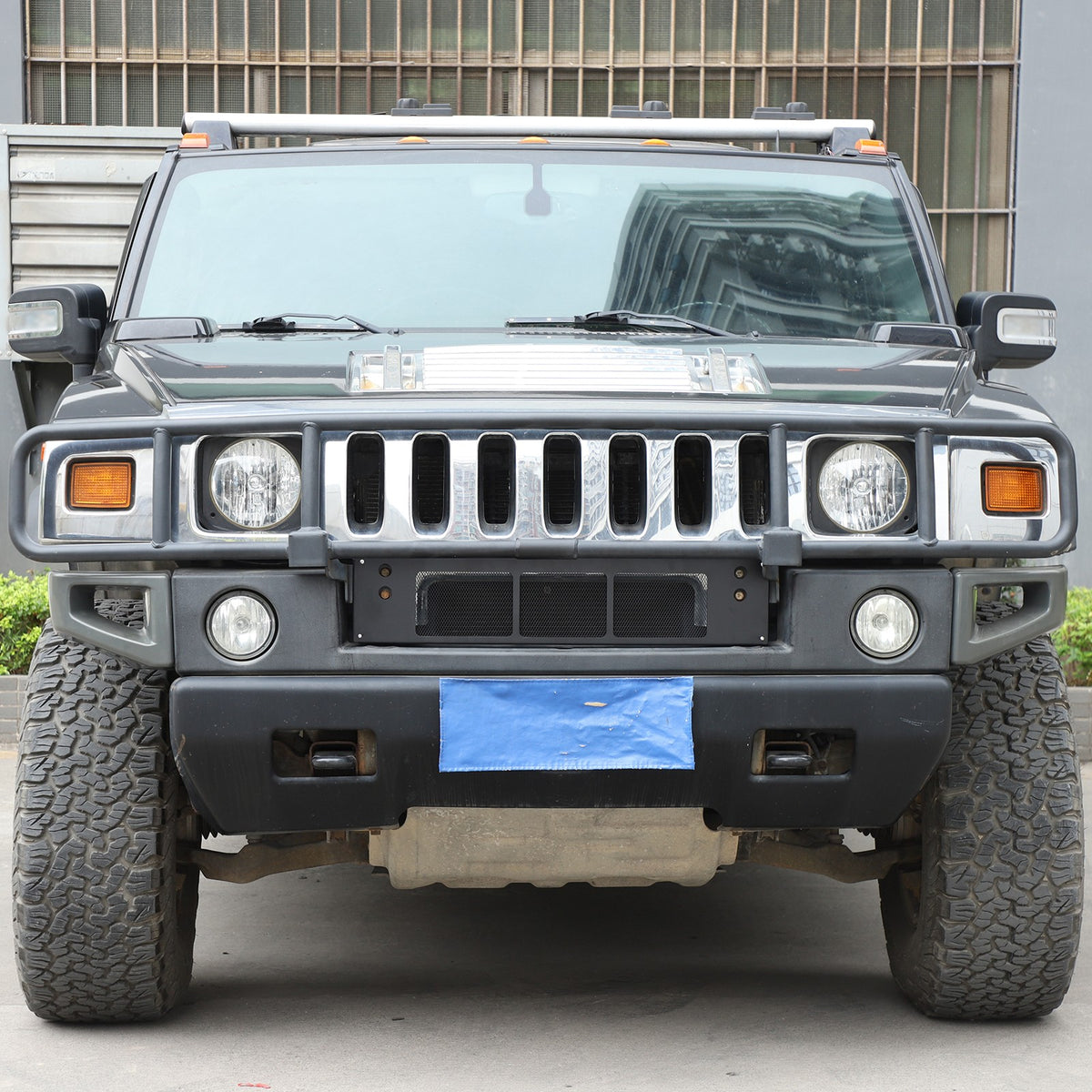 Replacement Carbon Steel Front Lower Grille Bug Screen For Hummer H2 2003-09 US 14