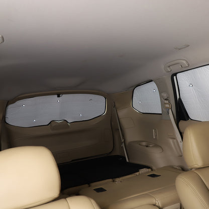 Car Full Window Sunshade Cover Shades Sun Visor for Nissan Pathfinder 13-18 US 11