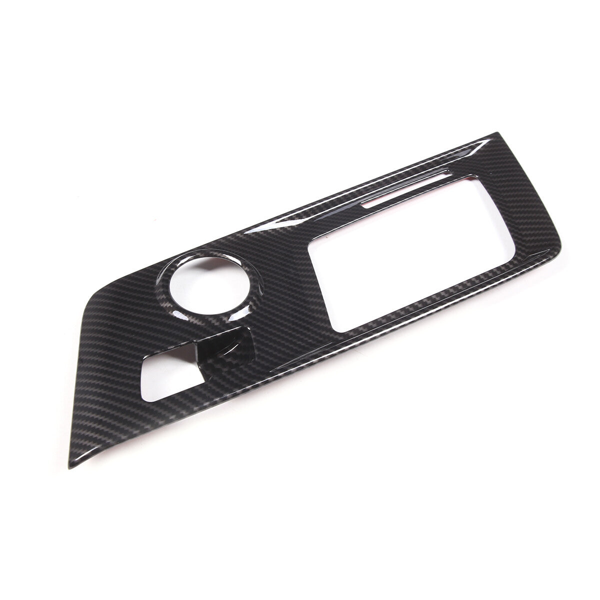 2pcs Carbon fiber ABS Interior Gear Shift Panel Cover For Corvette C7 2014-2019 8