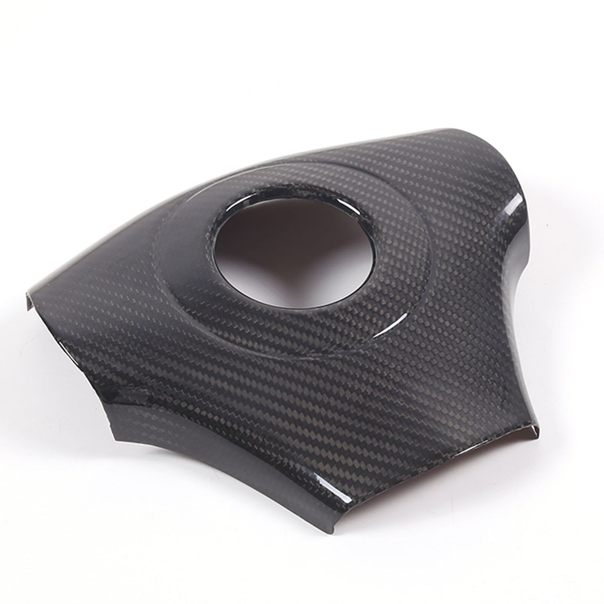 Real Carbon Fiber Steering Wheel Center Surround Trim Cover For Corvette C6 05+ 15