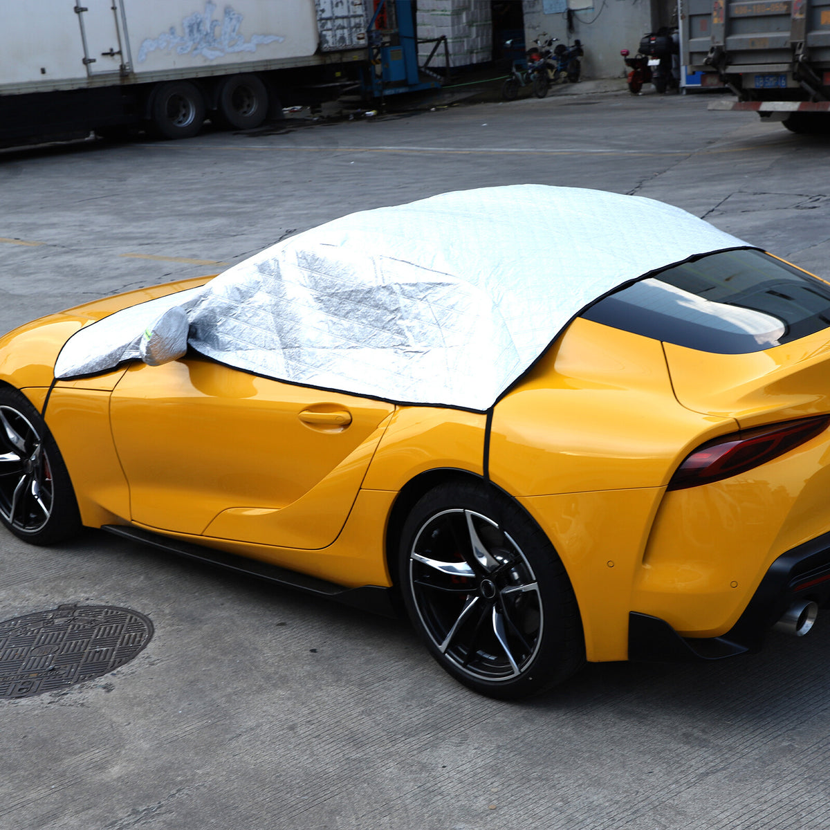 Car Windshield Snow Cover Front Winter Guard Protector For Toyota Supra 19-24 US 8