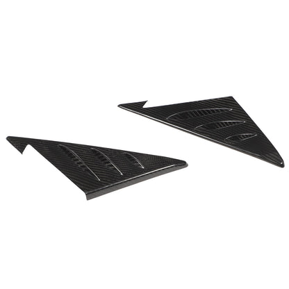 Real Carbon Fiber A-Pillar Triangle Trim For Nissan 350Z Z33 2003-2006 8