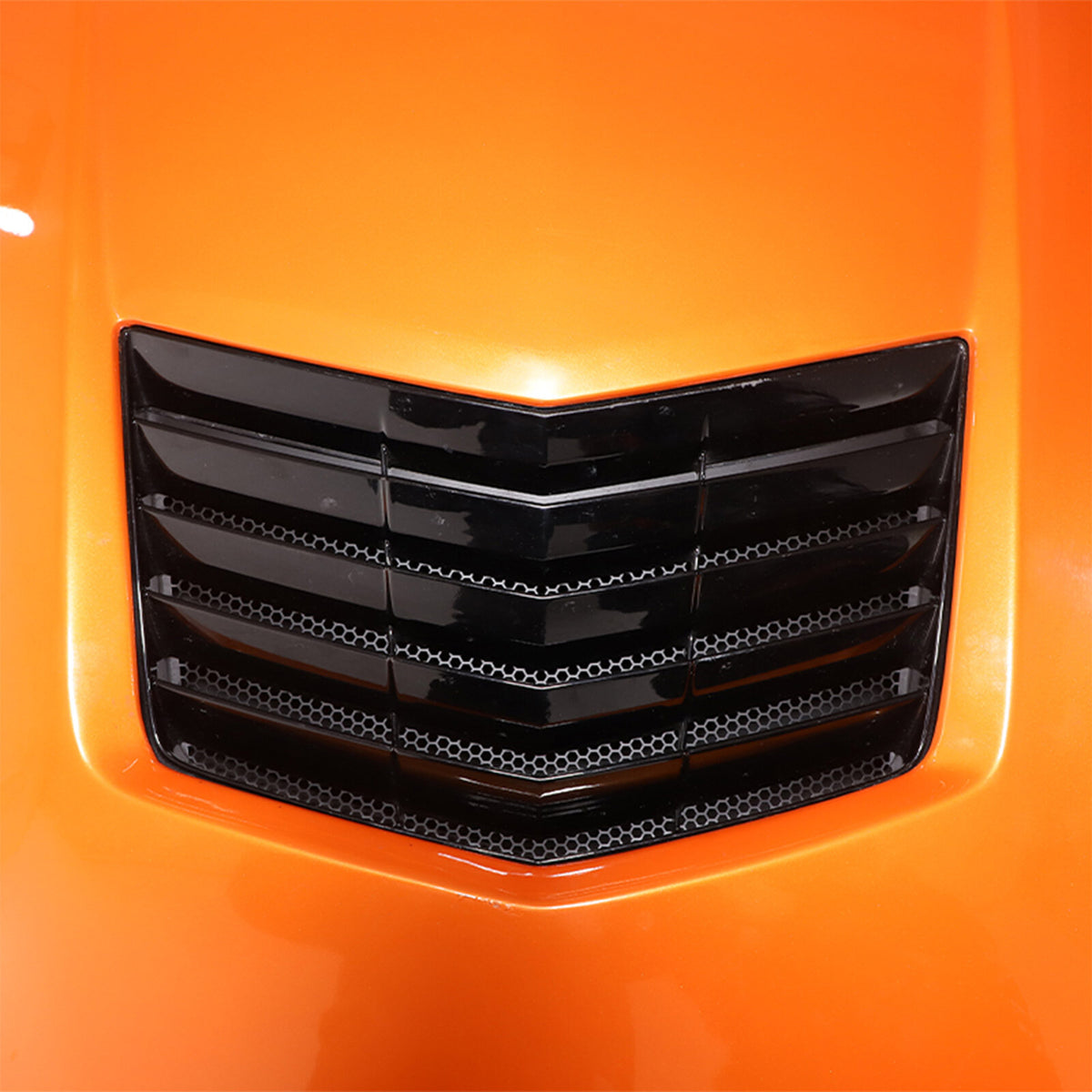 Metal Hood Air vent Prevent Clogging Grille Net Fit for Corvette C7 2014-2019 7