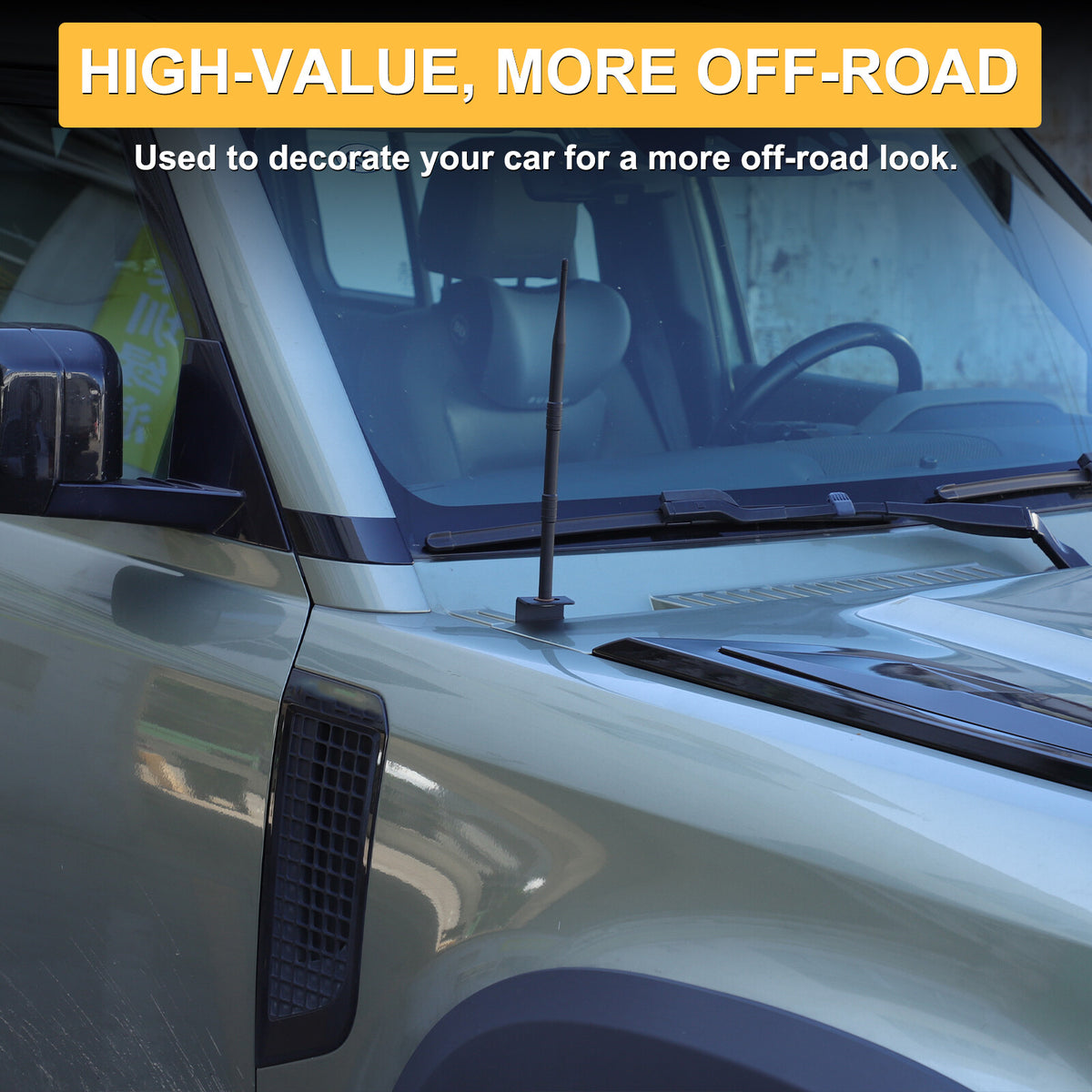 Carbon Steel Hood Spotlight Bracket Holder For Land Rover Defender L663 2020+ 10