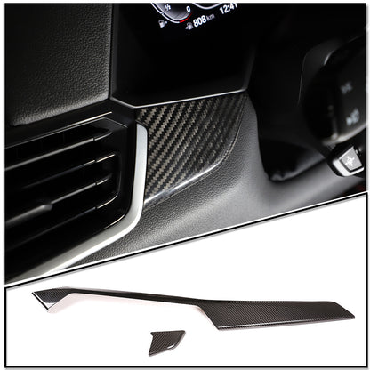 Real Carbon Fiber Interior Dashboard Panel Cover Trim For BMW X5 2019-2023 US 19