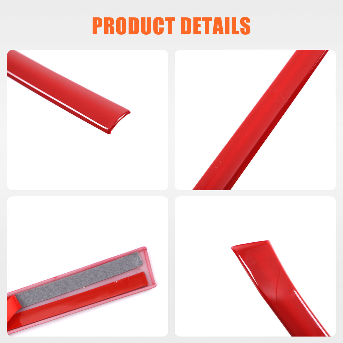 Sports Red ABS Interior Door Panel Trim Cover For Toyota Tacoma 2024+ US 18