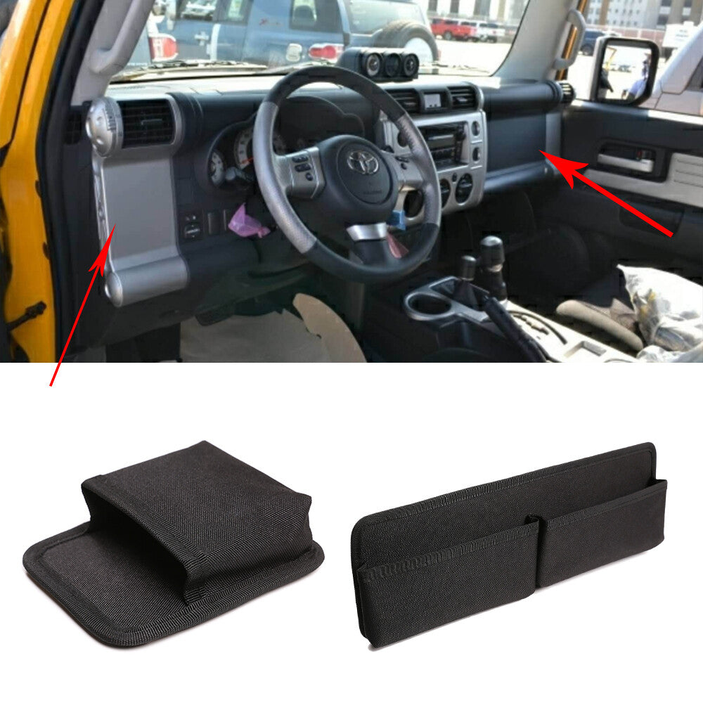 2PCS Car Air Outlet Co-pilot Storage Bag Box For Toyota FJ Cruiser 07-21 1
