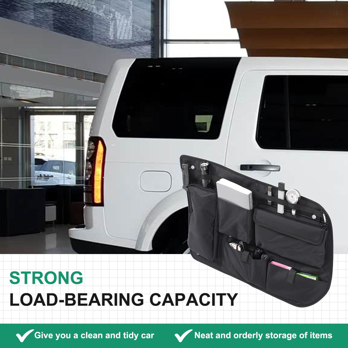 Tailgate Right Side Window Storage Bag For Land Rover Discovery 4 L319 10-16 1