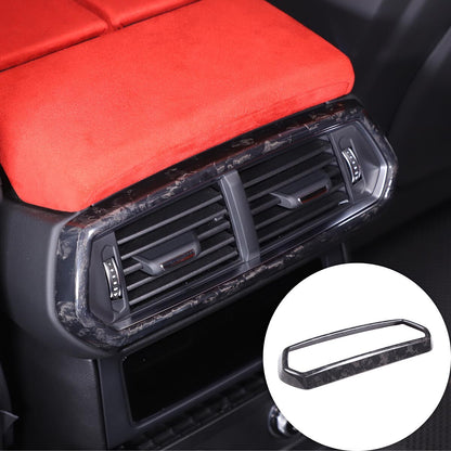 Forged Carbon Center Console Rear Air Vent Cover Trim For Lamborghini URUS 18-23 2
