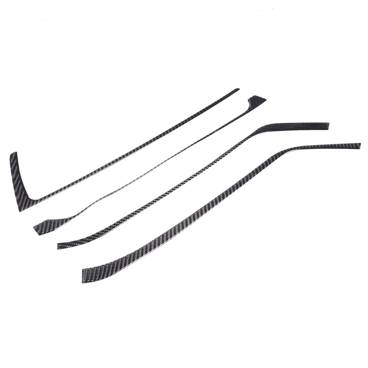 Carbon Fiber Center Console Trim Cover Sticker Set Fit For Corvette C8 20-25 US 6