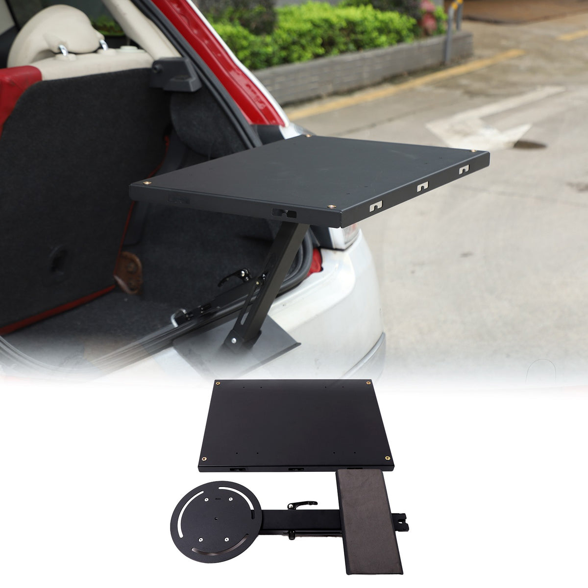 Car Camping Portable Trunk Lock Latch Table For Fiat 500 2009-2015 13
