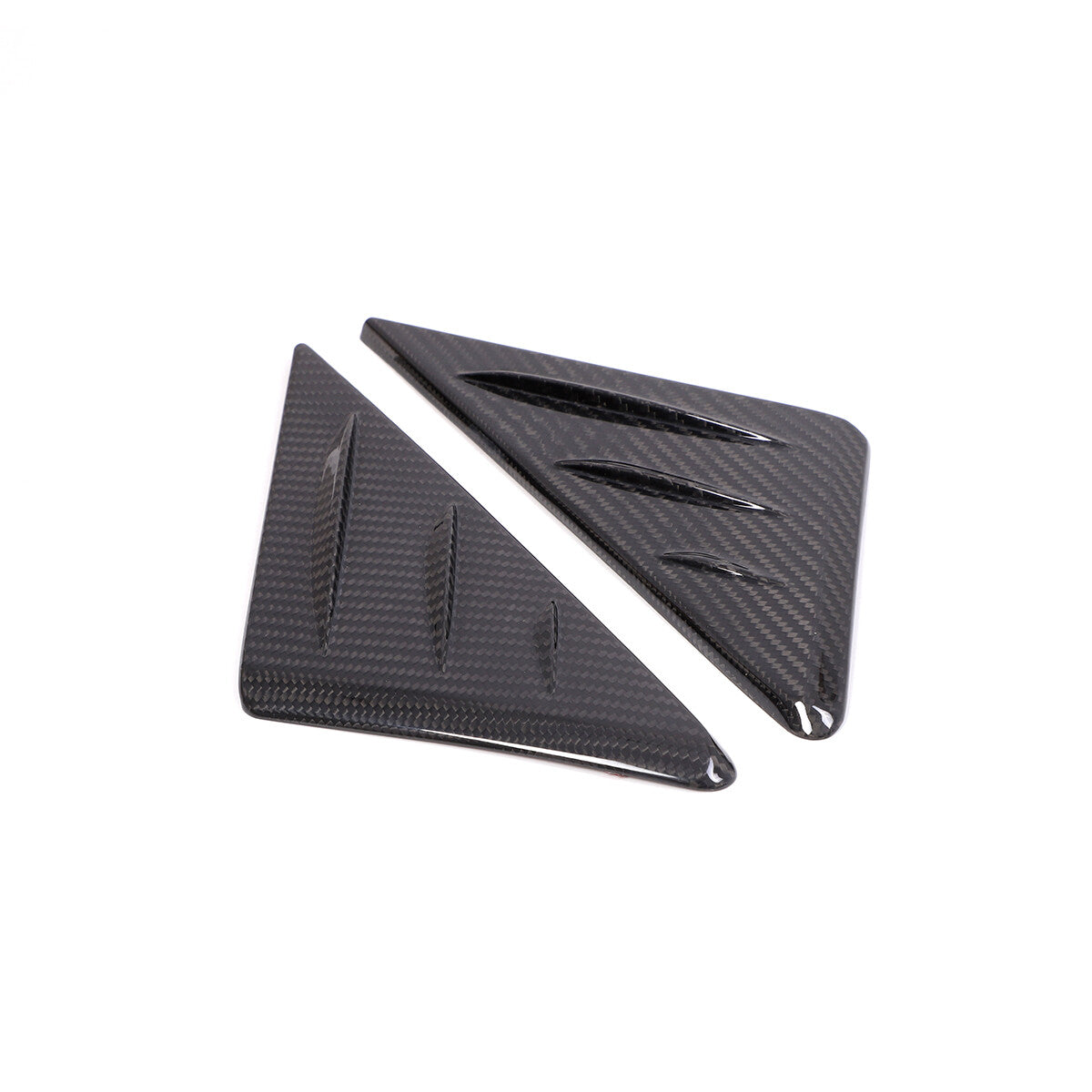 Carbon Fiber Door Triangle A Pillar Cover Trim For BMW 8 Series G14 15 16 19-22 6