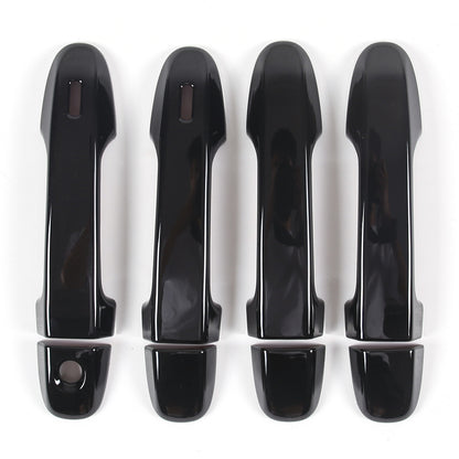 Glossy Piano Black Exterior Door Handle Window Louver Trim For Subaru WRX 22-25 39