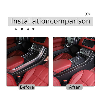 Carbon Fiber Center Gear Shift Side Panel Trim For LR Range Rover Sport 2014-17 17