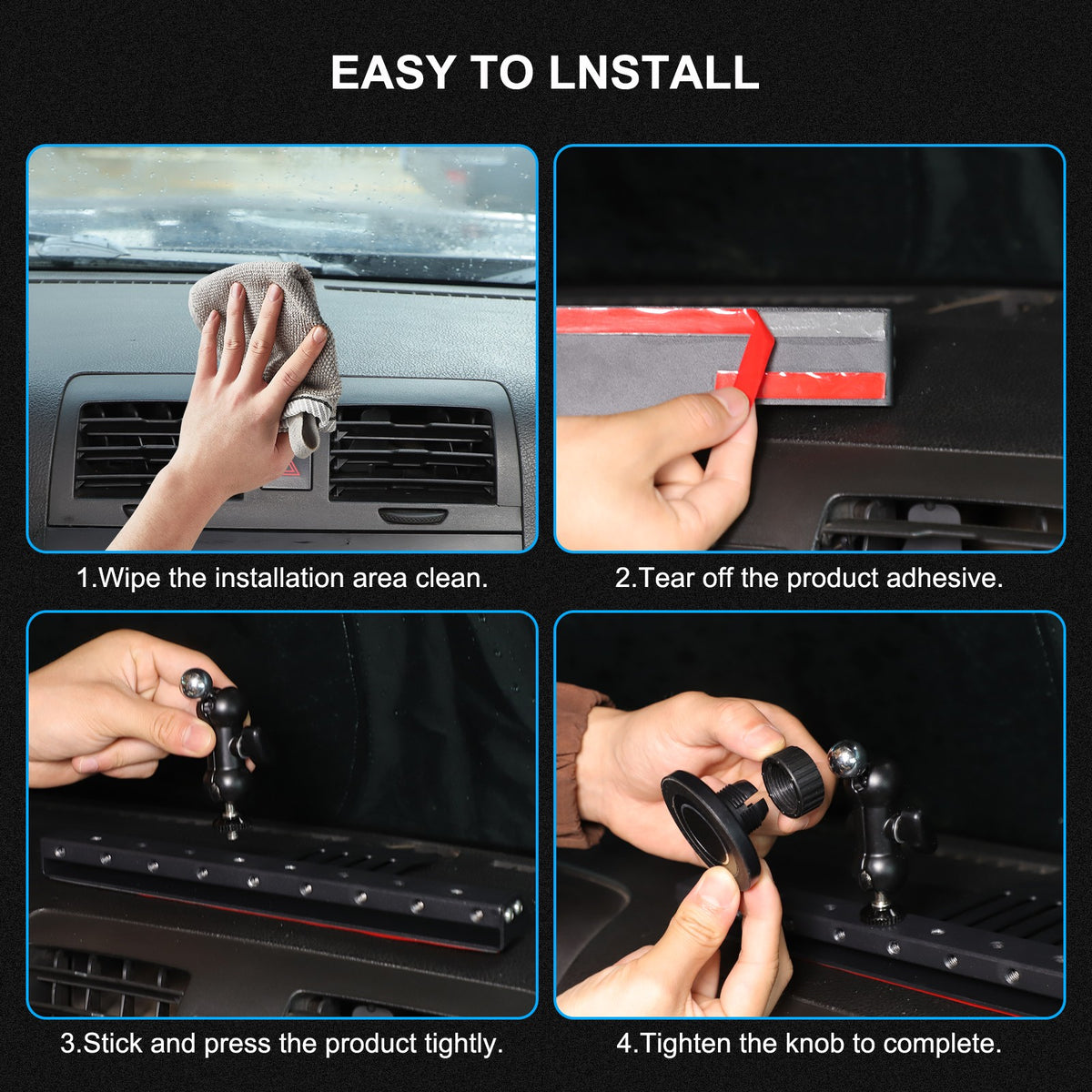 Magnetic Multifunctional Phone Holder Bracket For Hummer H3 2005-2009 6