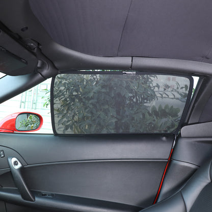 Car Window Screen Sun Shade Mesh Cover Windshield For Corvette C6 2005-2013 5