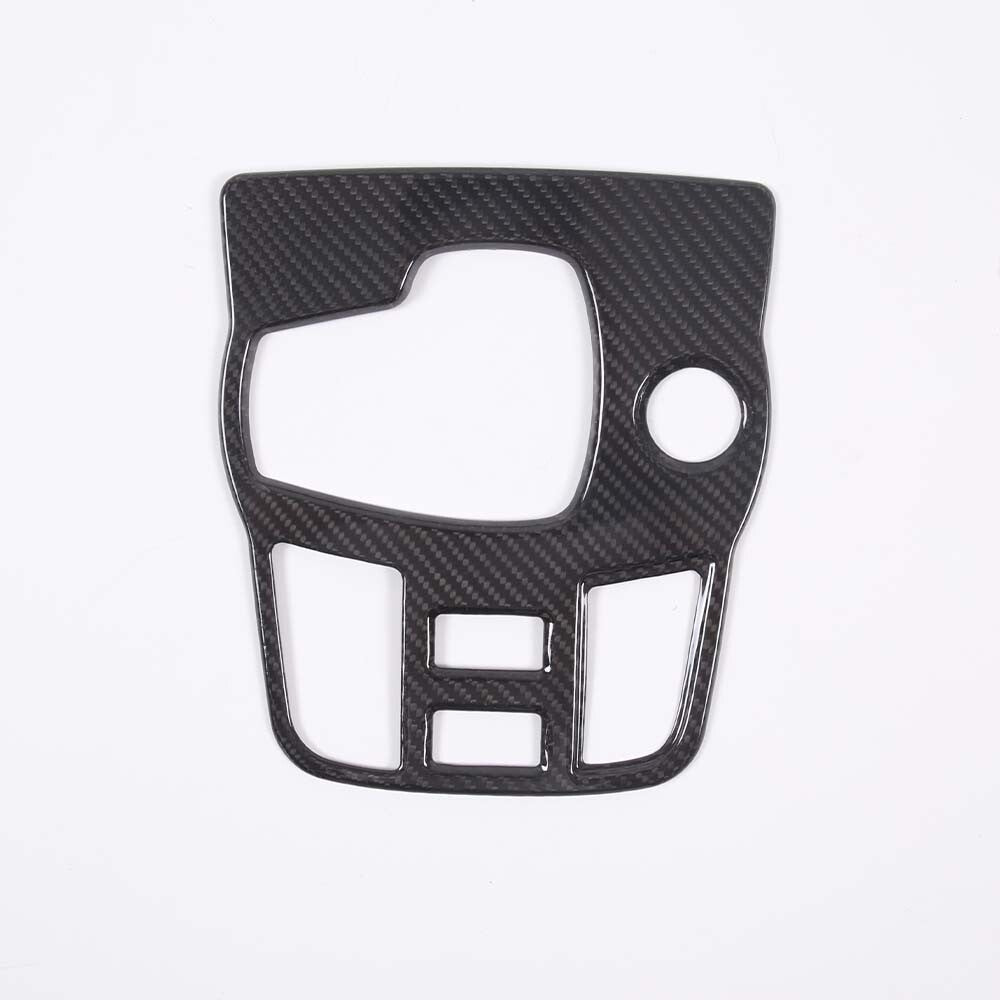 Real Carbon Fiber Car Gear Shift Panel Cover Trim For Jaguar F-TYPE 2013-22 8