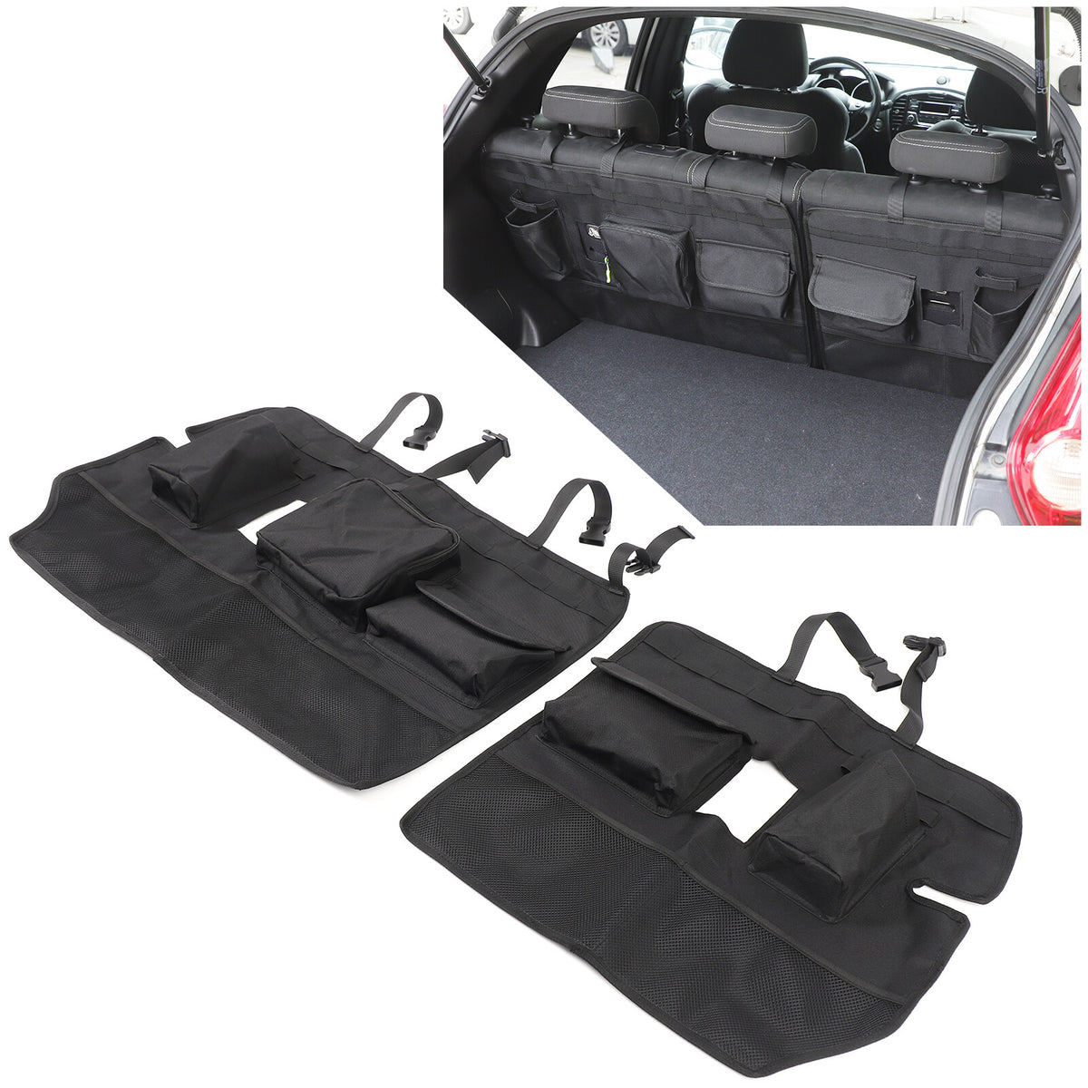Rear Seat Back Hanging Organizer Storage Bag For Nissan Juke 2011-2019 9