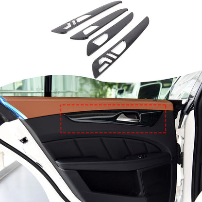 ABS Carbon Fiber Interior door Panel Trim For Benz GLE GLS ML GL W166 2013-19 3