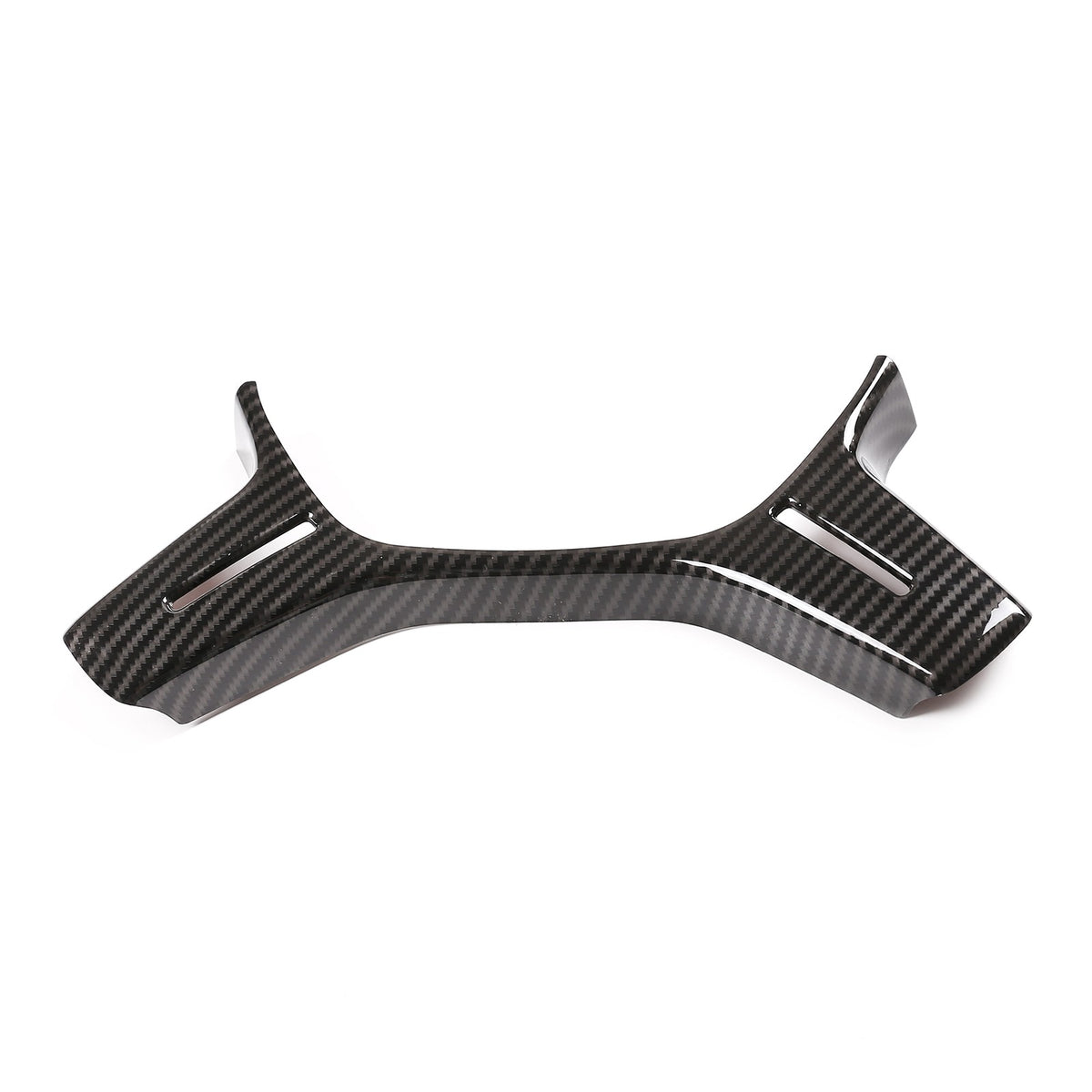 Carbon Fiber ABS Steering Wheel Trim Bezel For Benz C-Class W204 2011-2013 6