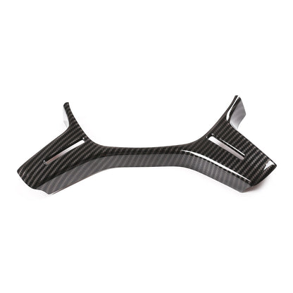 Carbon Fiber ABS Steering Wheel Trim Bezel For Benz C-Class W204 2011-2013 6