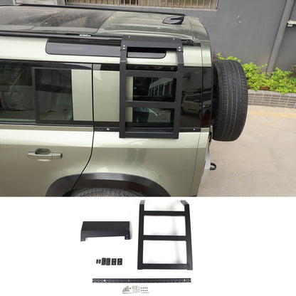Back Rear Roof Ladder Tailgate Passanger Side Rack For Land Rover Defender 20-24 3