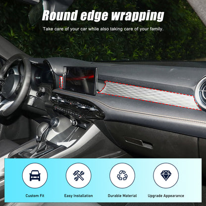 Real Carbon fiber Interior Dashboard Cover trim Strip for Alfa Romeo Tonali 22+ 6