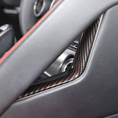 ABS Carbon Fiber Interior Full Set Cover Trim Kit For Jaguar F-type X152 2013-25 - Styles 6-10 42