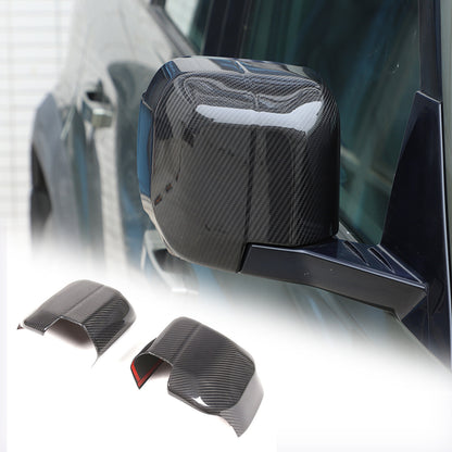 Real Carbon Fiber Rearview Mirror Cover Trim For Land Rover Defender L663 20-25 9