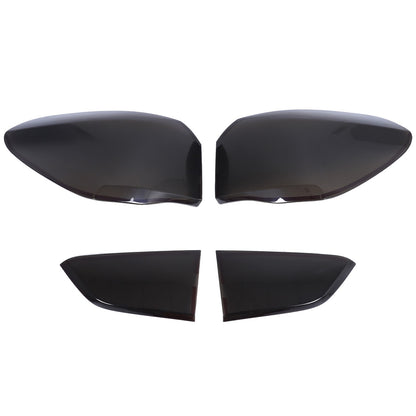 Smoked Black Rear Tail Light Guard Decor Cover Trim Bezel For BMW X1 F48 2020-22 8