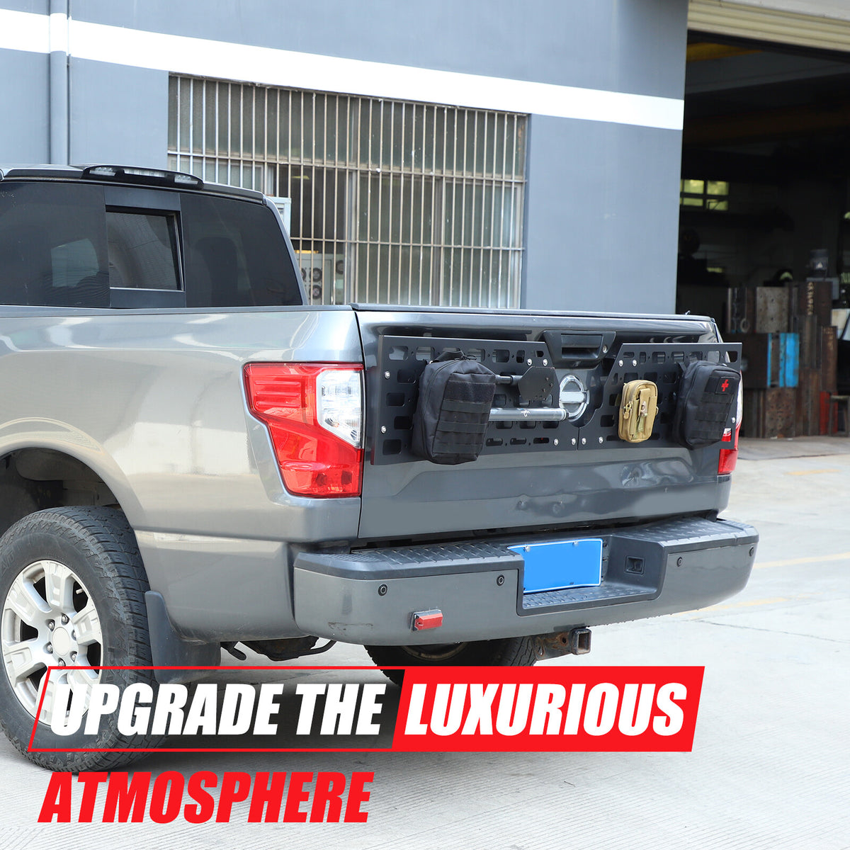 Rear Bed Molle Panel Truck Bed Tailgate Molle Panel For Nissan Titan 16-23 US 22