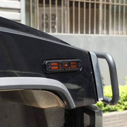 Glossy Piano Black Front Bumper Exterior Trim Cover Set For Hummer H2 2003-2009 - Styles 1-5 5