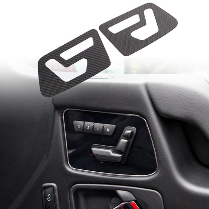 Real Carbon Fiber Seat Adjustment Switch Frame For Benz G-Class W463 2013-2018 12
