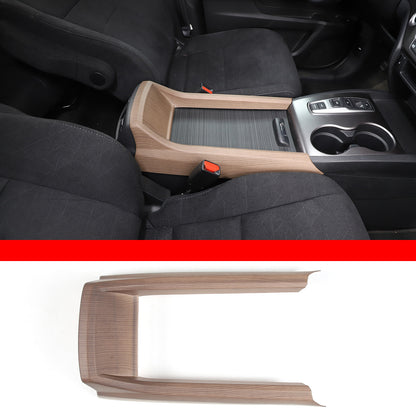 ABS Wood Grain Center Console Armrest Box Side Panel Trim for Honda Pilot 15-22 17