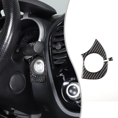Soft Carbon Fiber Interior Center Console trim Sticker For Nissan Juke 2011-2019 238